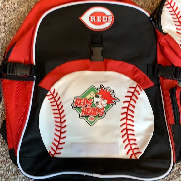 New Cincinnati Reds Backpack & Lunchbox Reds Heads - Picture 2 of 7